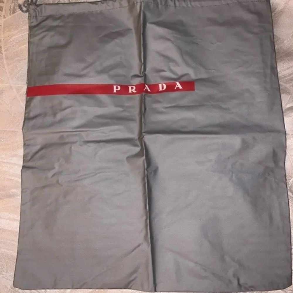 Prada nylon drawstring dustbag